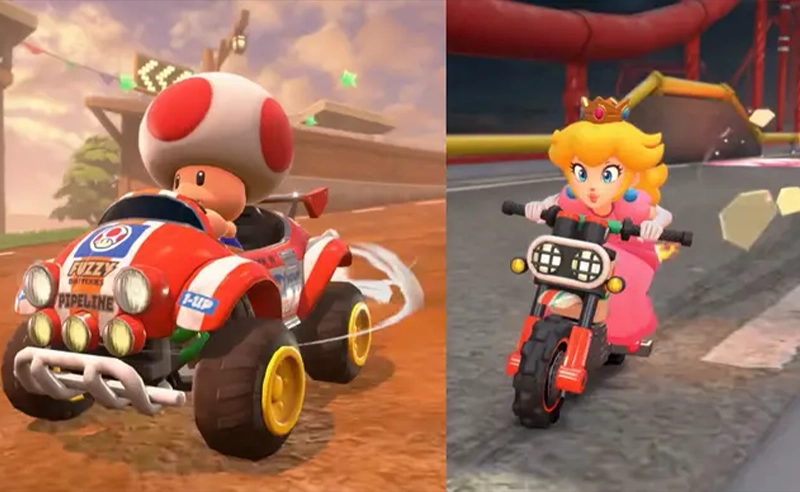 toad and peach