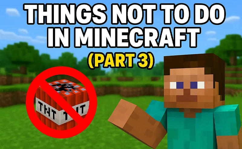 کارهایی که نباید تو ماینکرافت کرد پارت 3
