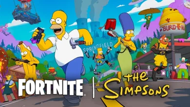 فورتنایت با سیمسون ها simpsons fortnite couch gag peely